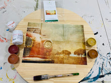 Load image into Gallery viewer, Workshop: Learn to Decoupage - bring a piece or decoupage a round table top
