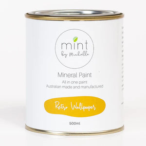 Mint mineral Paint - Retro Wallpaper