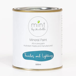 Mint Mineral Paint - Thunder and Lightening