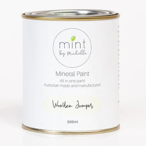 Mint mineral paint - Woollen jumper